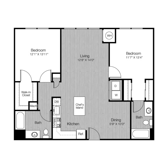 2 bed 2 bath E at Metro 303, Hempstead, New York