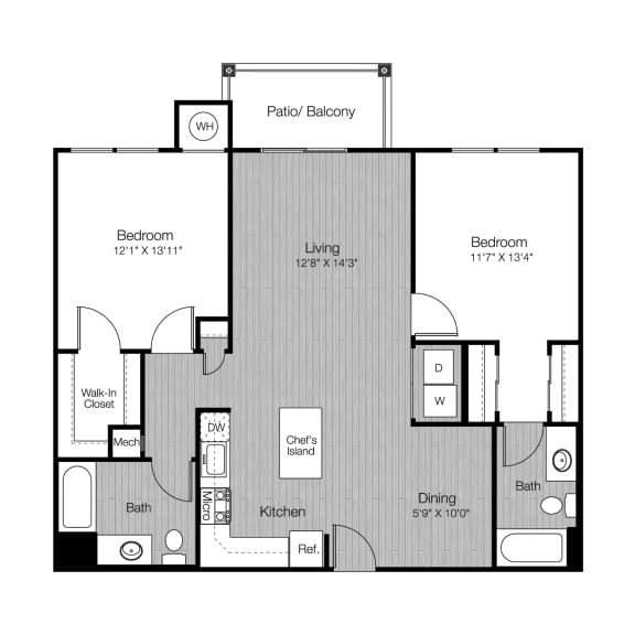 2 bed 2 bath I at Metro 303, New York, 11550