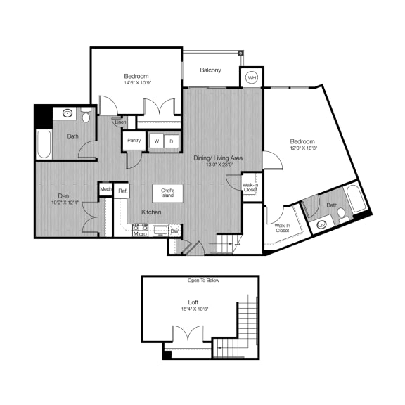 2 bed 2 bath X at Metro 303, Hempstead, New York