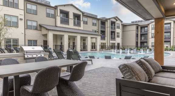 Grill Stations And Patio at The Bridge at McKinney, McKinney Texas