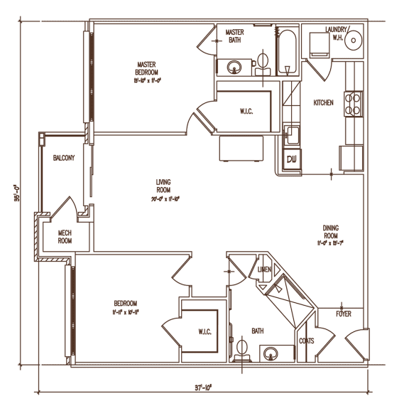 the second floor plan for self catering holiday house to rent in rock, north cornwall  at The Lena, Raritan