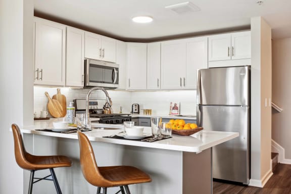 Efficient Appliances In Kitchen at Metro 303, Hempstead, 11550