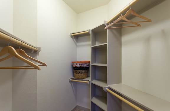 Large empty closets at Agave, San Antonio, TX, 78205