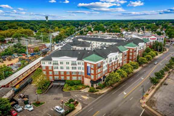 arial view of the station at potomac yard apartments in dc