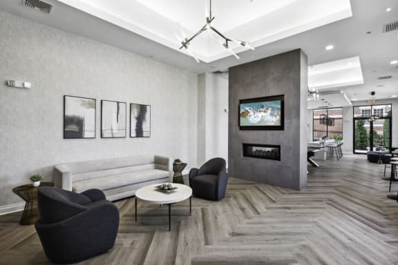 Community Living area at West 130, West Hempstead, New York