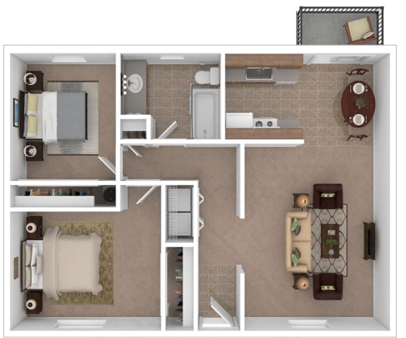 View Beverly Gardens Apartments in Gresham Oregon Floorplans