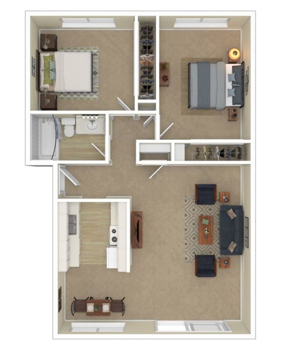2x1 Floor Plan