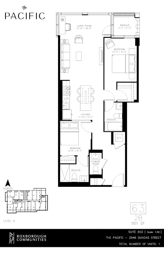 A floor plan for a property at 63 2B NORTH STREET.