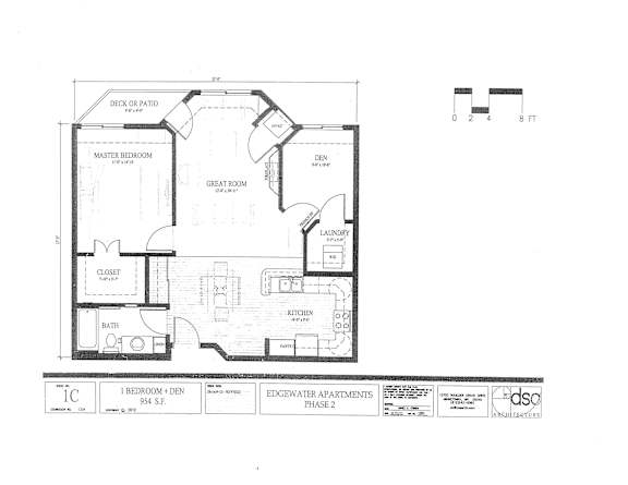 A floor plan of a house with a kitchen, living room, and bathrooms.