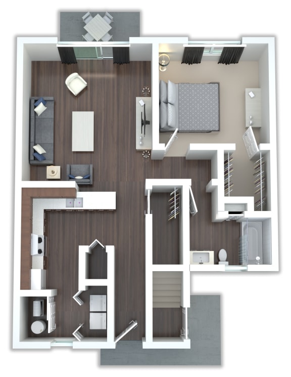 a1 floor plan studio apartments for rent