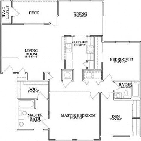 2 bed 2 bath C at The Legends at Steeplechase Apartments, Richwood, KY, 41094
