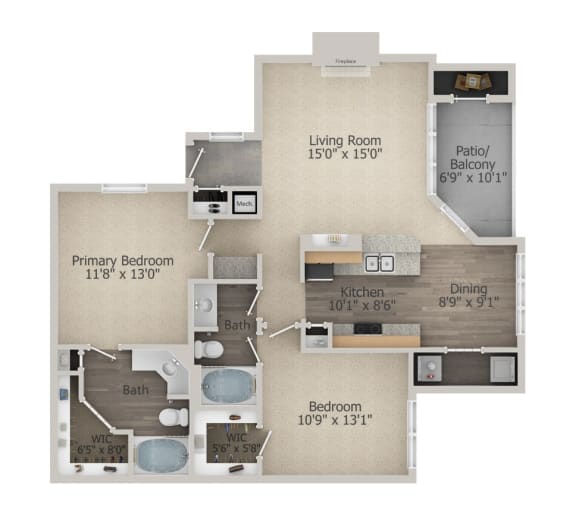 The Clayton Floor Plan The Clayton Floor Plan at Enclave at Winghaven, Missouri
