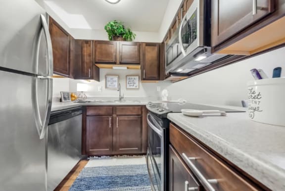 Fully-Equipped Kitchen at Whisper Hollow Apartments