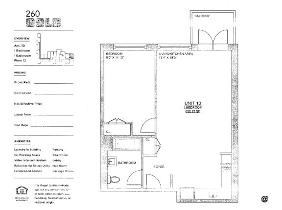 1 Bed 1 Bath