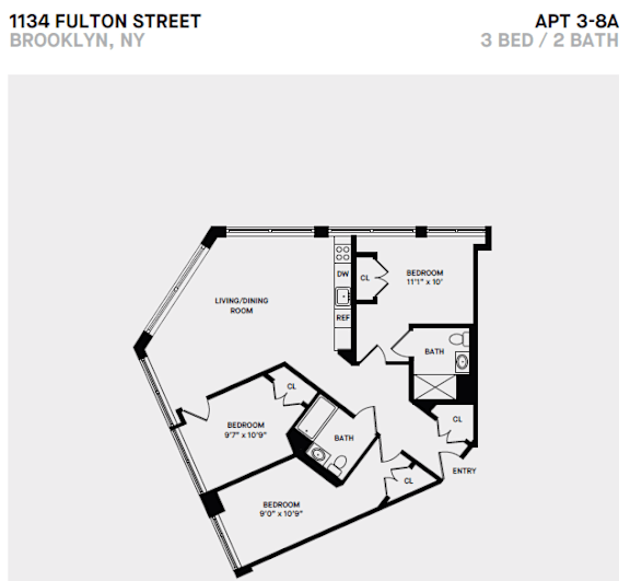 3 Bed 2 Bath