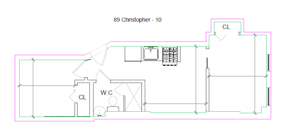 2 Bed 1 Bath