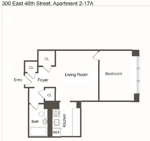 Studio 1 Bath