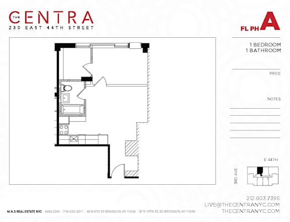 1 Bed 1 Bath