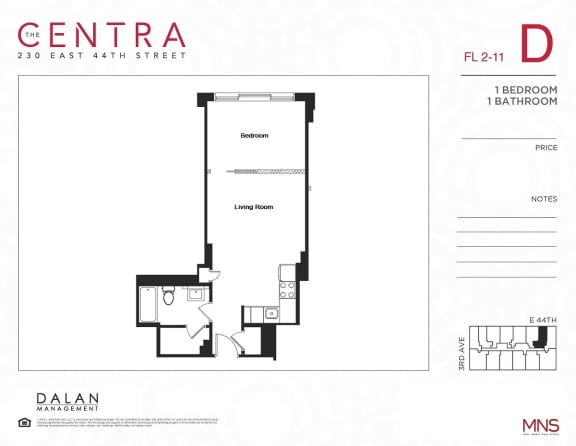 1 Bed 1 Bath