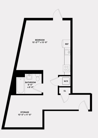 R Line Studio 1 Bath