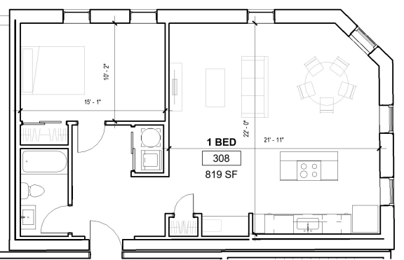 the floor plan for a small floor plan of a house