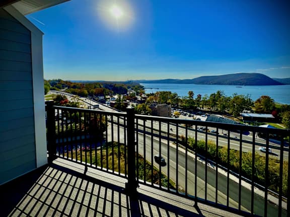 View From Balcony at East Point on Hudson, Peekskill, NY 10566
