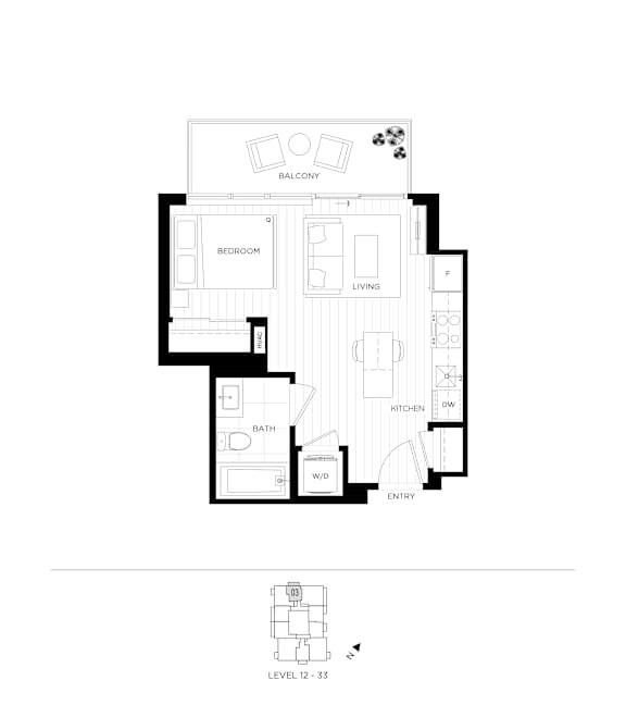 A black and white floor plan of a two-level home with labeled rooms.