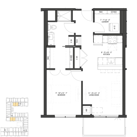 a floor plan of a house with a lot of windows