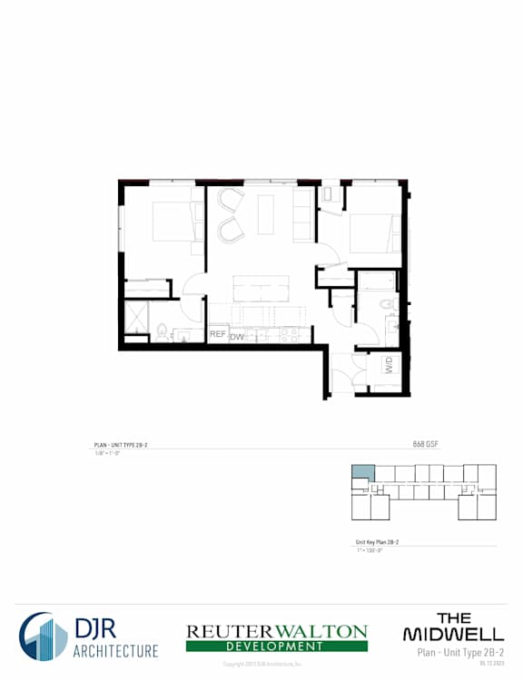 the floor plan of the midtown apartments