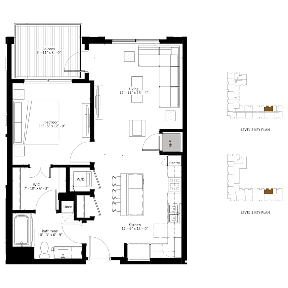 A black and white floor plan of a two-level home with labeled rooms.