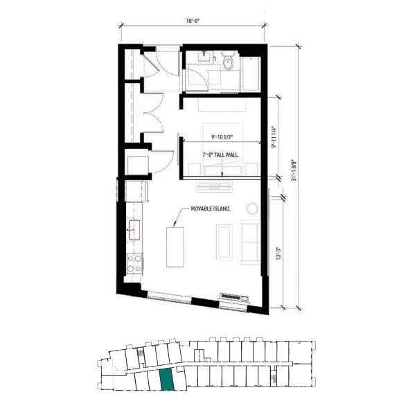 a floor plan of a small house
