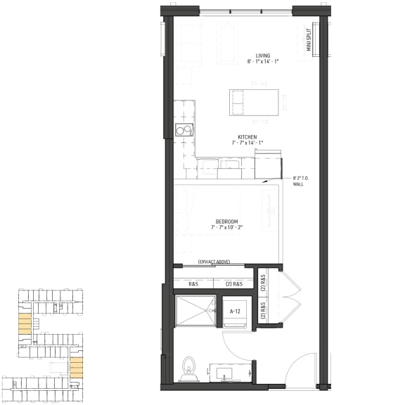 Floor Plan  a floor plan of a house with a loft