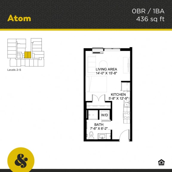 a floor plan of a bedroom apartment