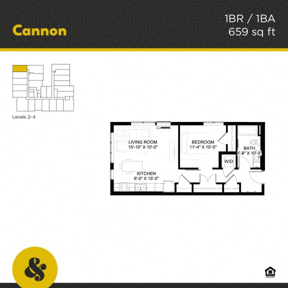 a floor plan of a house with a bedroom and a bathroom