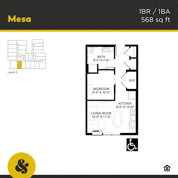 a floor plan of a home with a bedroom and a living room