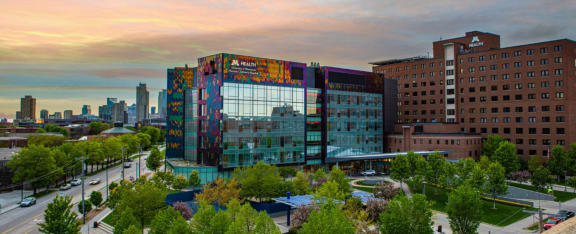 the building in which the hotel is located