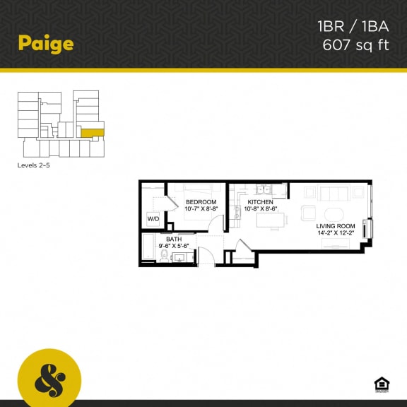 a plan of a house with a bedroom and a living room
