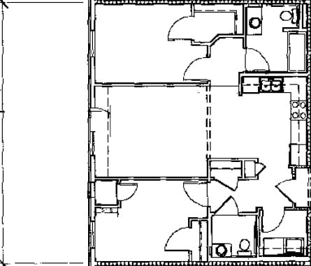 this is a diagram of a floor plan of a house