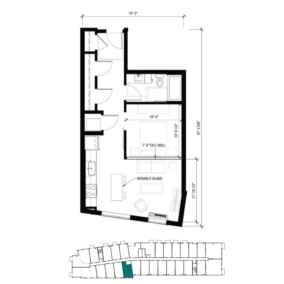 floor plan of the upper level of the house