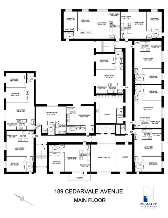 floor plan of the main floor of the house