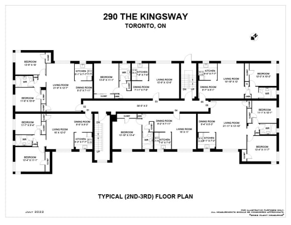 a floor plan of a house with many rooms
