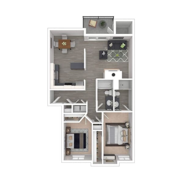 a floor plan of a 1 bedroom floor plan with a bathroom and a living room