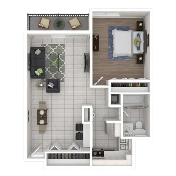 a 2132 sq ft floor plan  1 bedroom