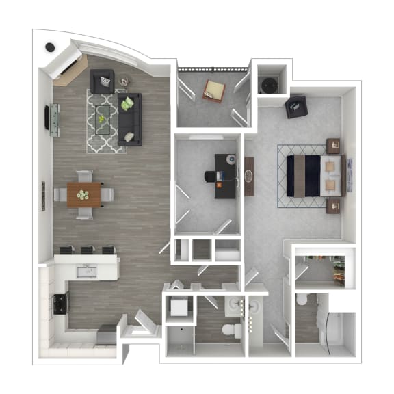 a1 floor plan  1 bedroom  119