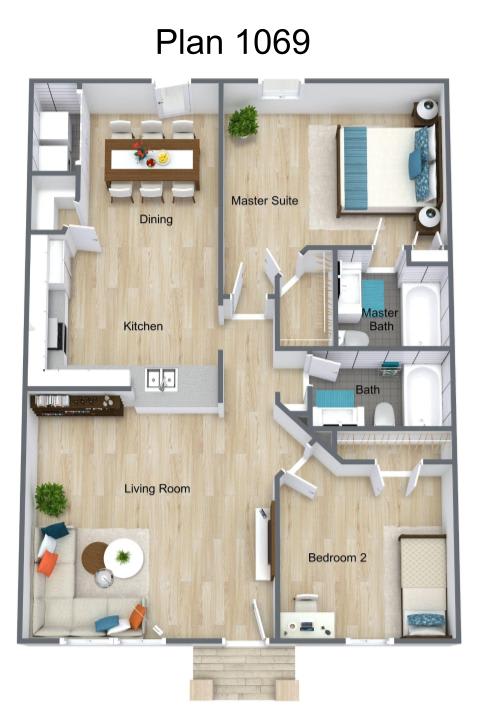 a floor plan of a house