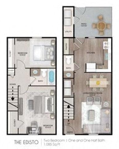Floor Plan  2B15C