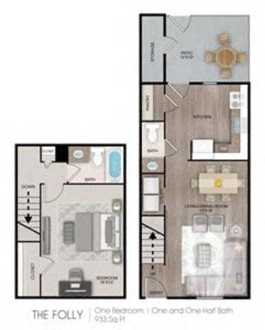  Floor Plan 1A15B