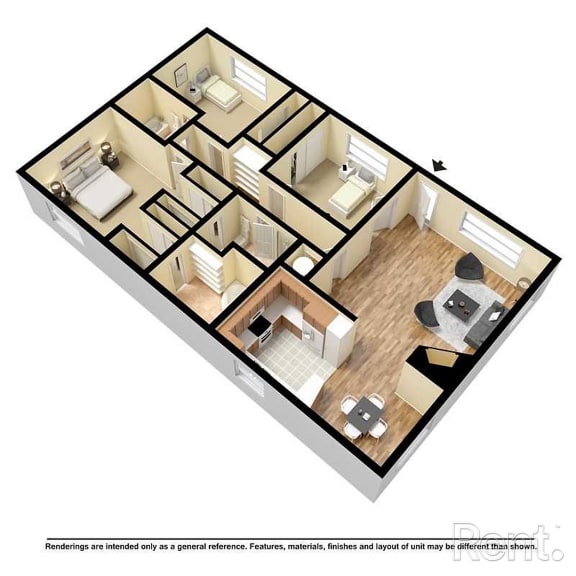 a floor plan of a home