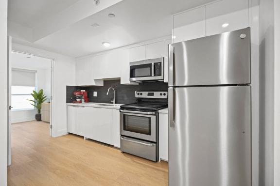 Kitchen with Stainless Steel Appliances