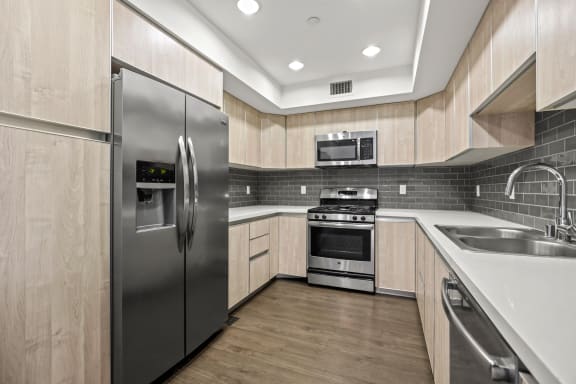 Kitchen with Stainless Steel Appliances